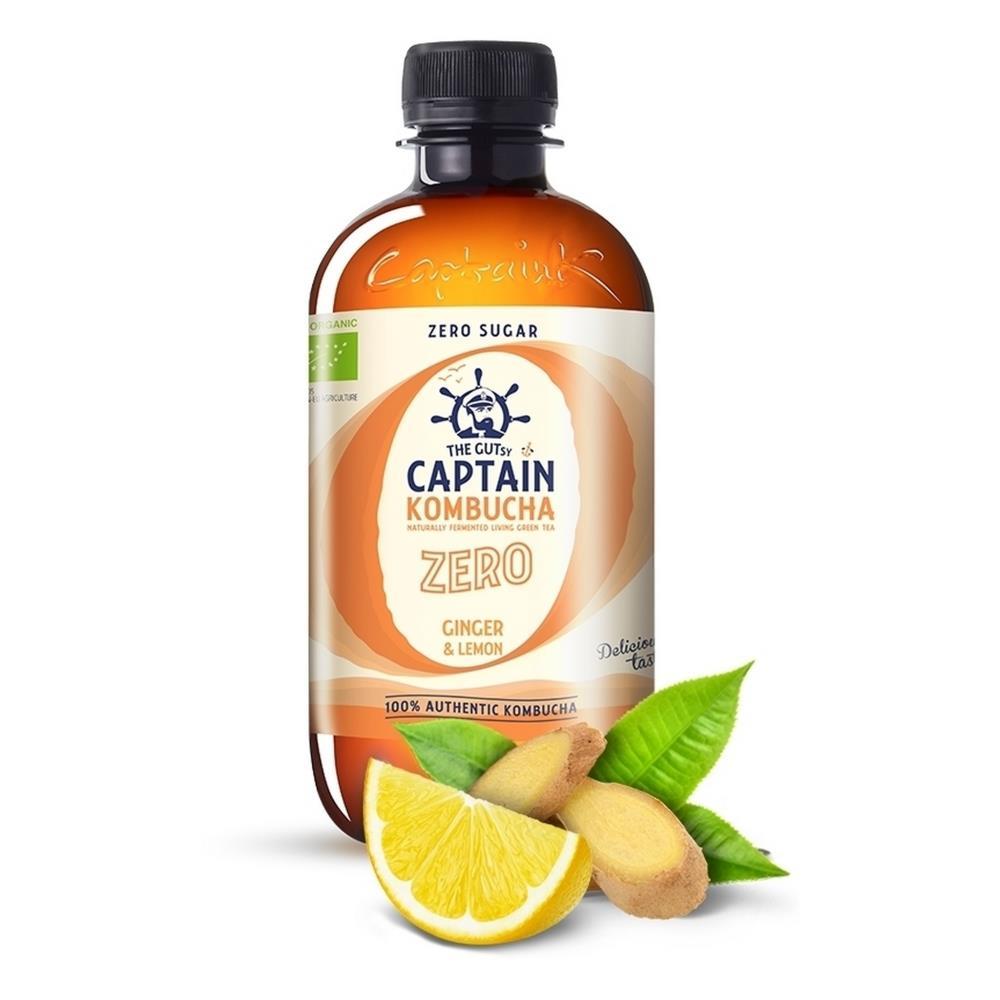 Captain Kombucha Gengebre Zero Bio 400ML