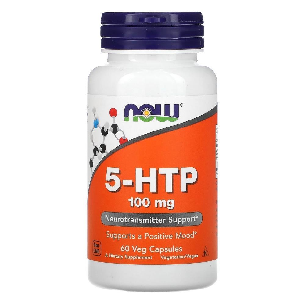 Now 5-HTP 100mg 60 Cáps