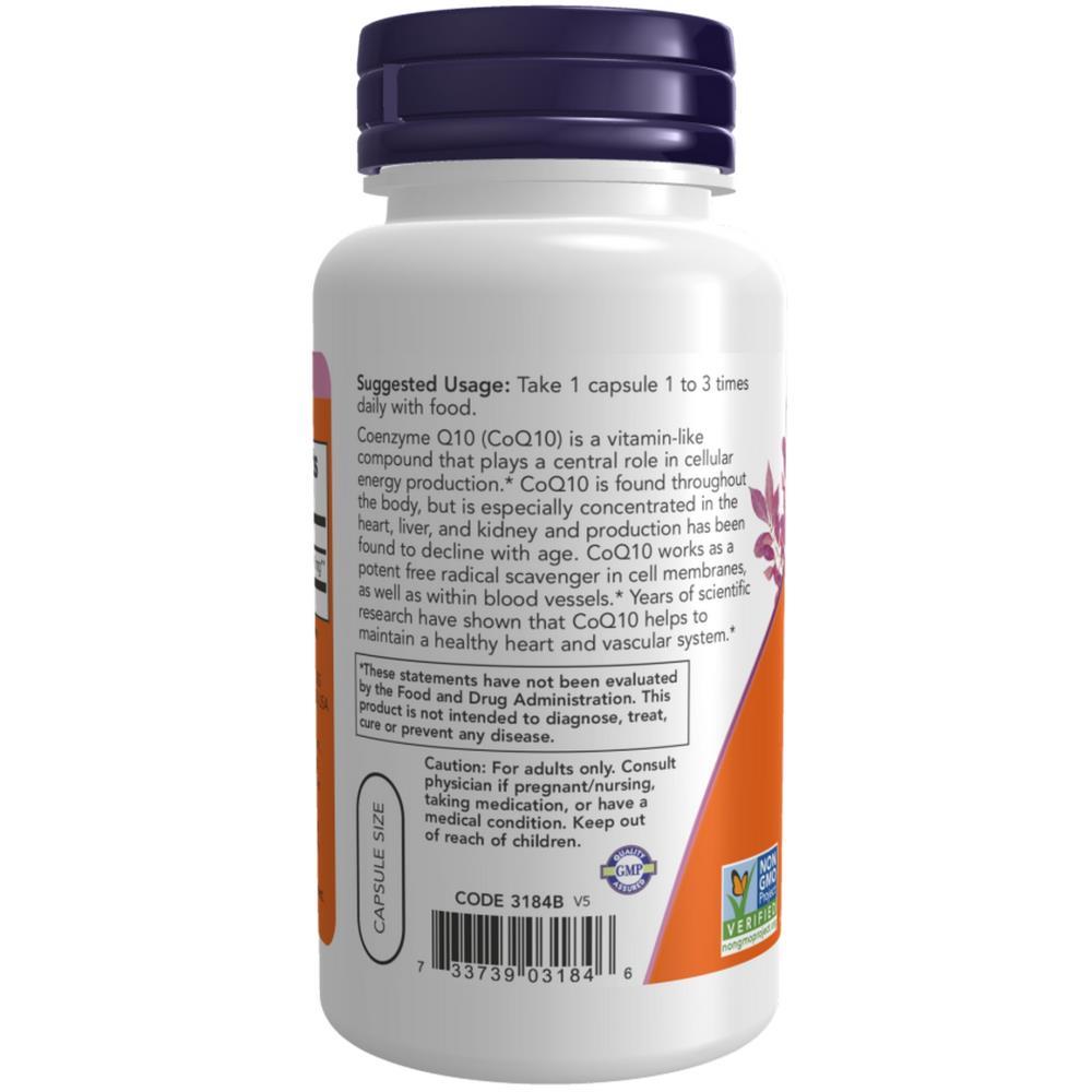 CoQ10 30Mg Now Foods 60 Cápsulas