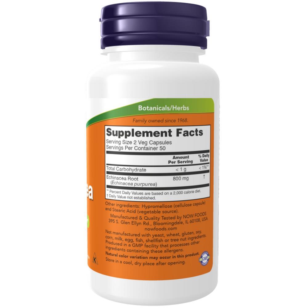 Now Echinacea Root 400Mg 100 Caps