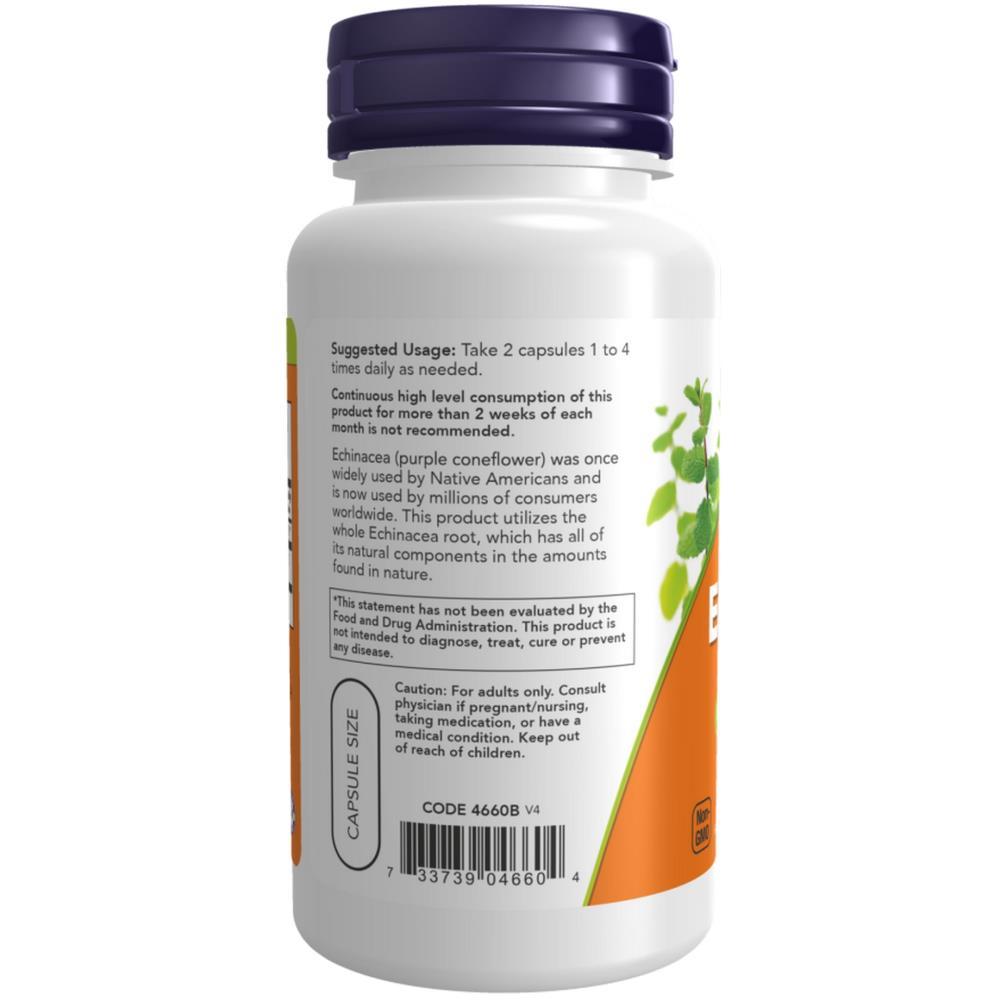 Now Echinacea Root 400Mg 100 Caps