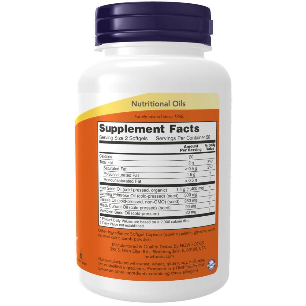 Now Omega 3-6-9 100Mg 100 Caps