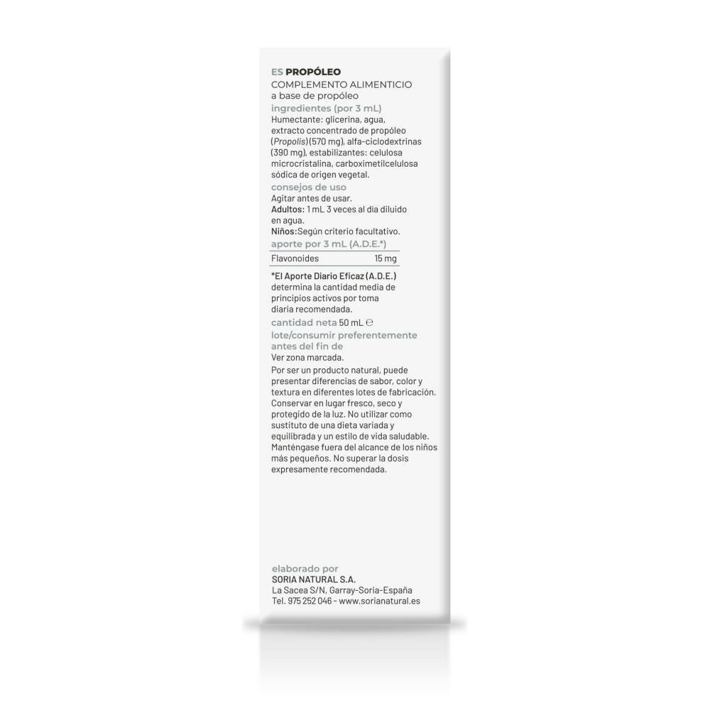 Extracto Propolis Em Ciclodextrinas Soria Ntural 50ML
