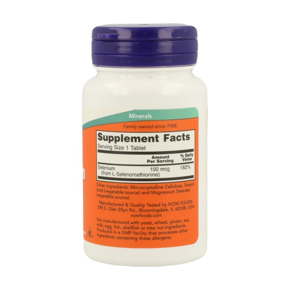 Now Selenium 100Mcg 100Comp