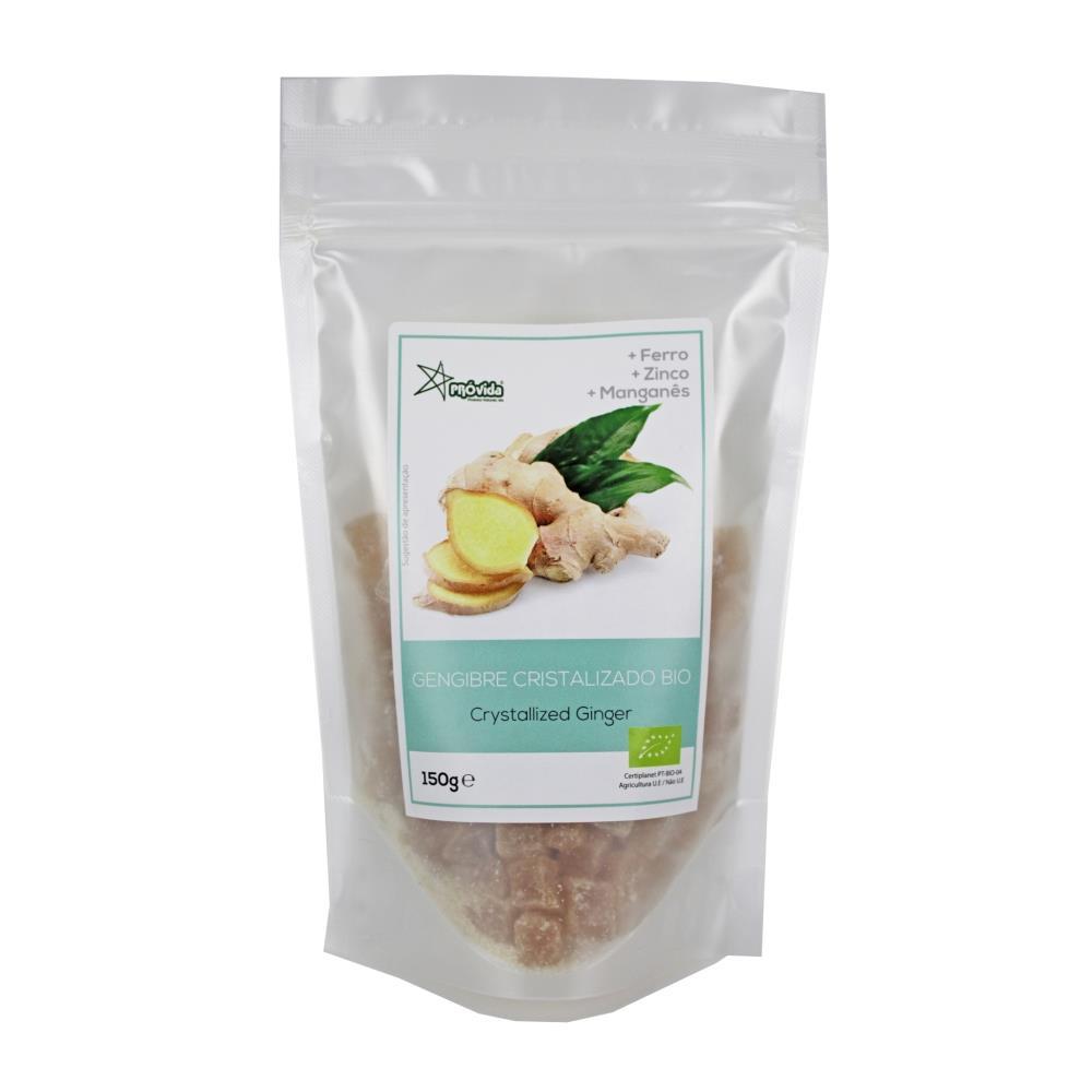 Gengibre Cristalizado Em Cubos Bio Próvida 150g