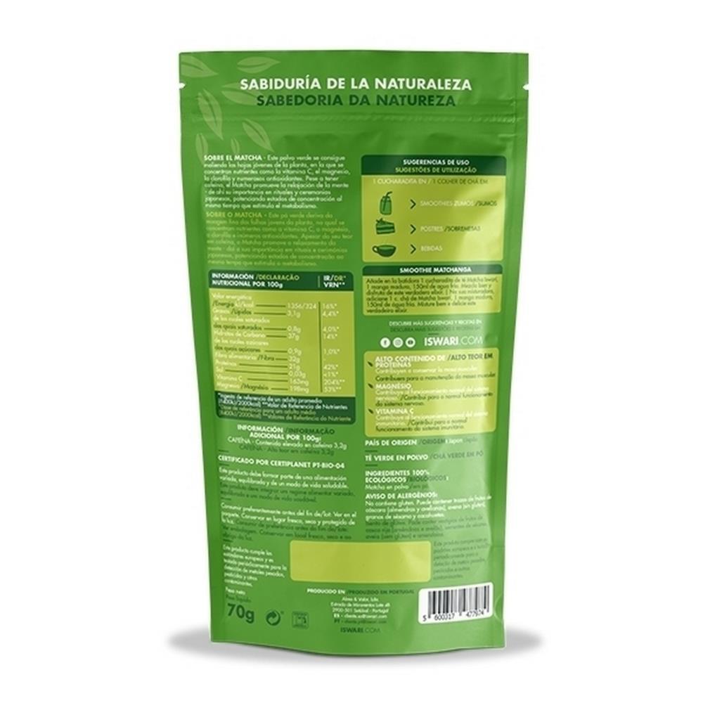 Matcha Powder Bio Iswari 70g