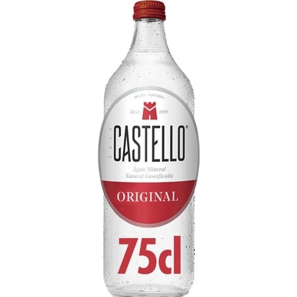 Natural Carbonated Mineral Water Castello 750ml
