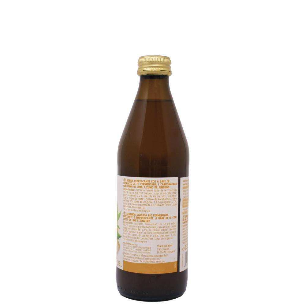 Kombucha De Gengibre E Lima Bio Voelkel 330ML