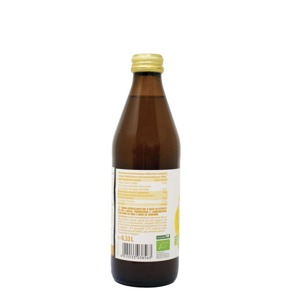 Kombucha De Gengibre E Lima Bio Voelkel 330ML