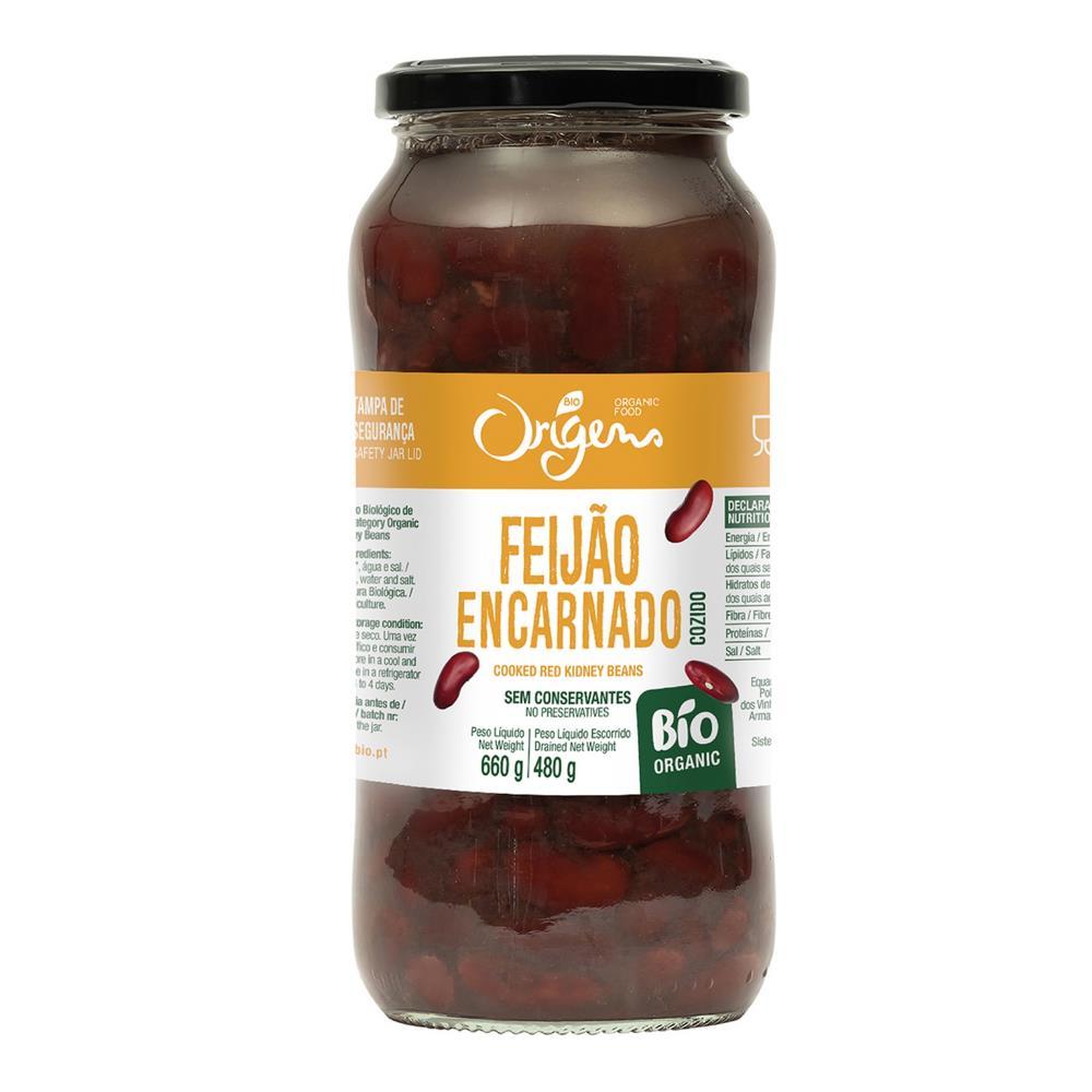 Feijão Encarnado Em Frasco Bio Origens Bio 660ML