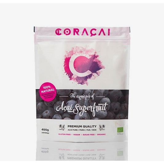Coracai Poupa Açaí Bio Cong 4X100g