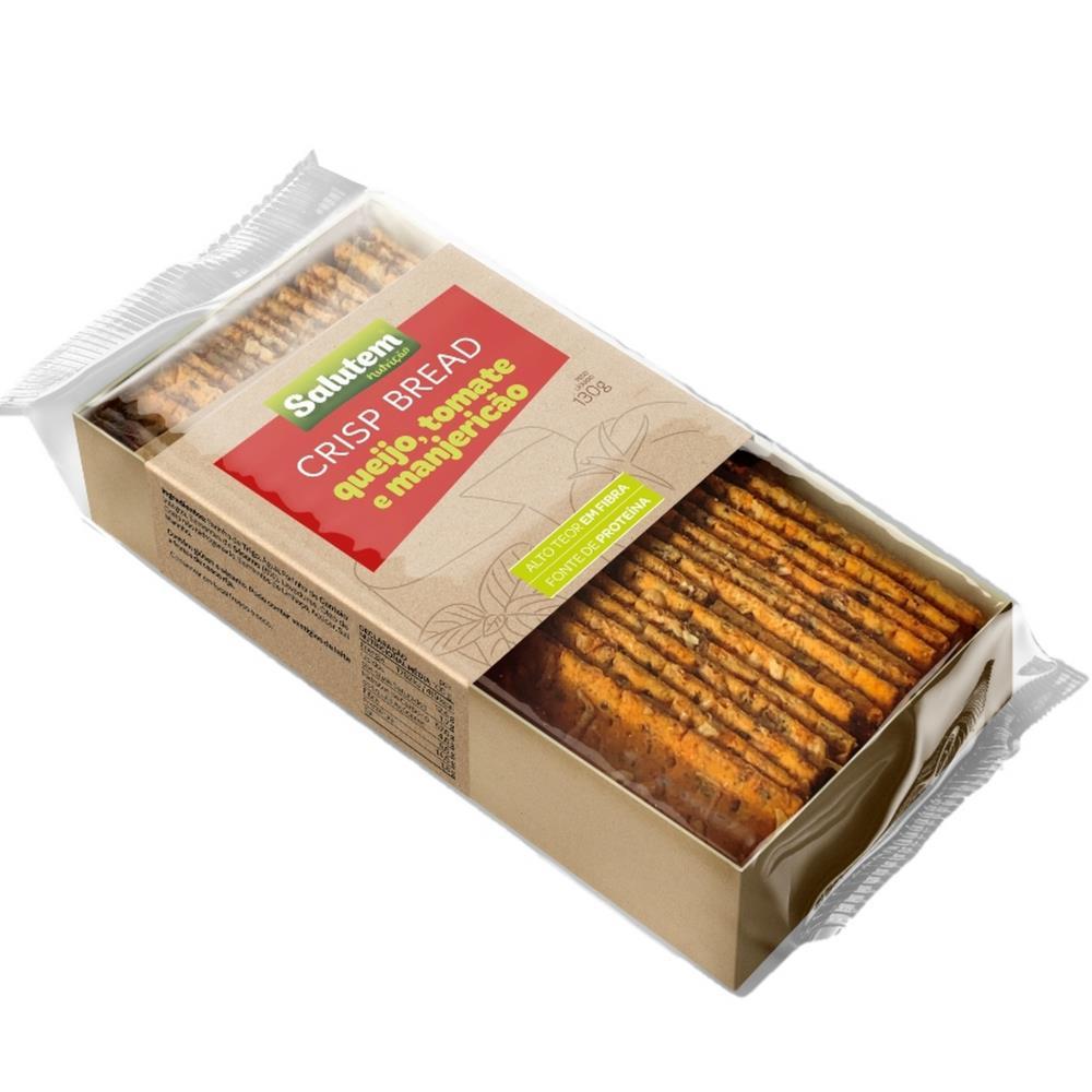 Crisp Bread De Queijo, Tomate E manjericão Salutem 130g