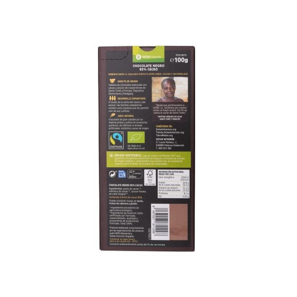 Dark Chocolate 85% Cocoa Bio Tierra Madre 100g
