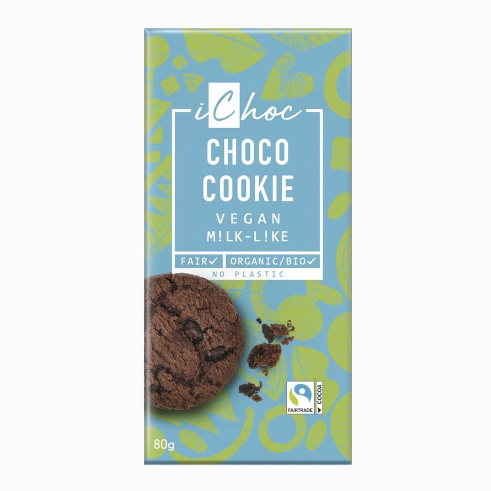Chocolate Vegan Choco Cookie Bio Ichoc 80g