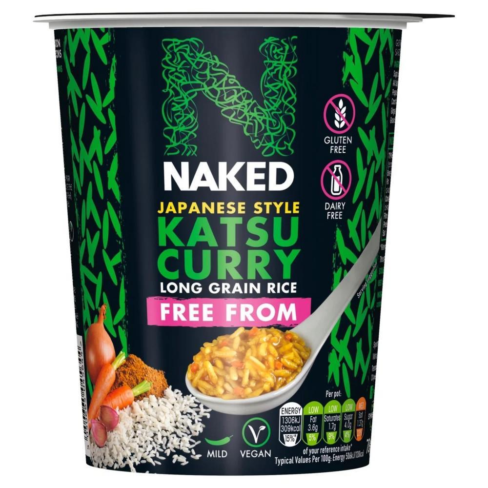 Arroz Instantâneo Japanese Katsu Curry Naked 78g