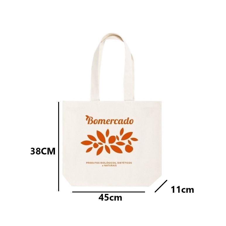 Bomercado Raw Cloth Bag 45cmX38cmX11cm 140g