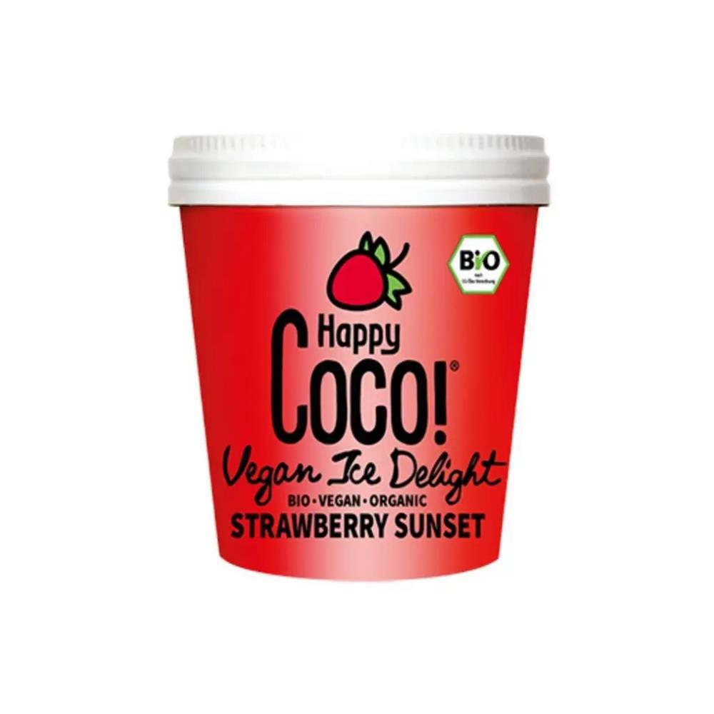 Gelado De Morango Happy Coco 350ml
