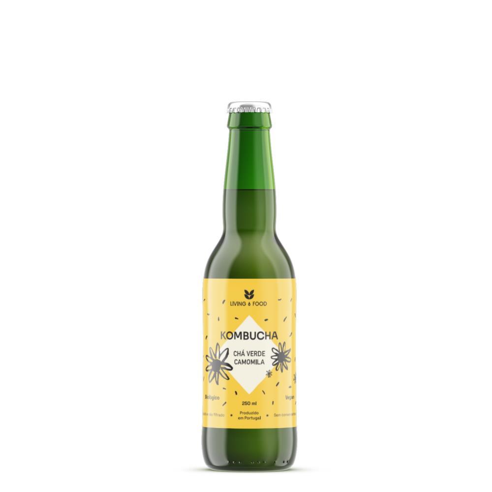 Kombucha De Chá verde E Camomila Living Food Bio 250Ml