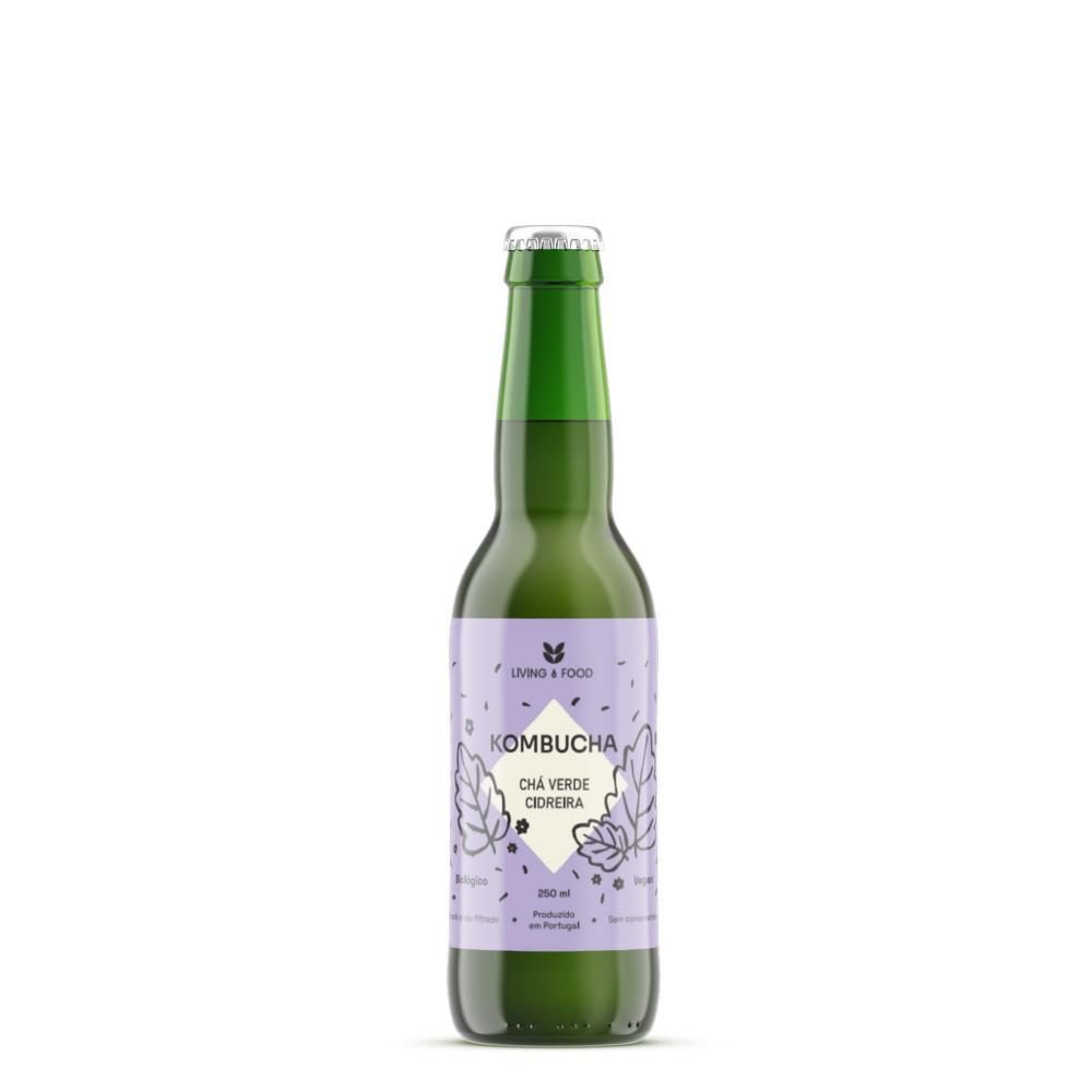 Kombucha De Chá Verde E Cidreira Living Food Bio 250Ml