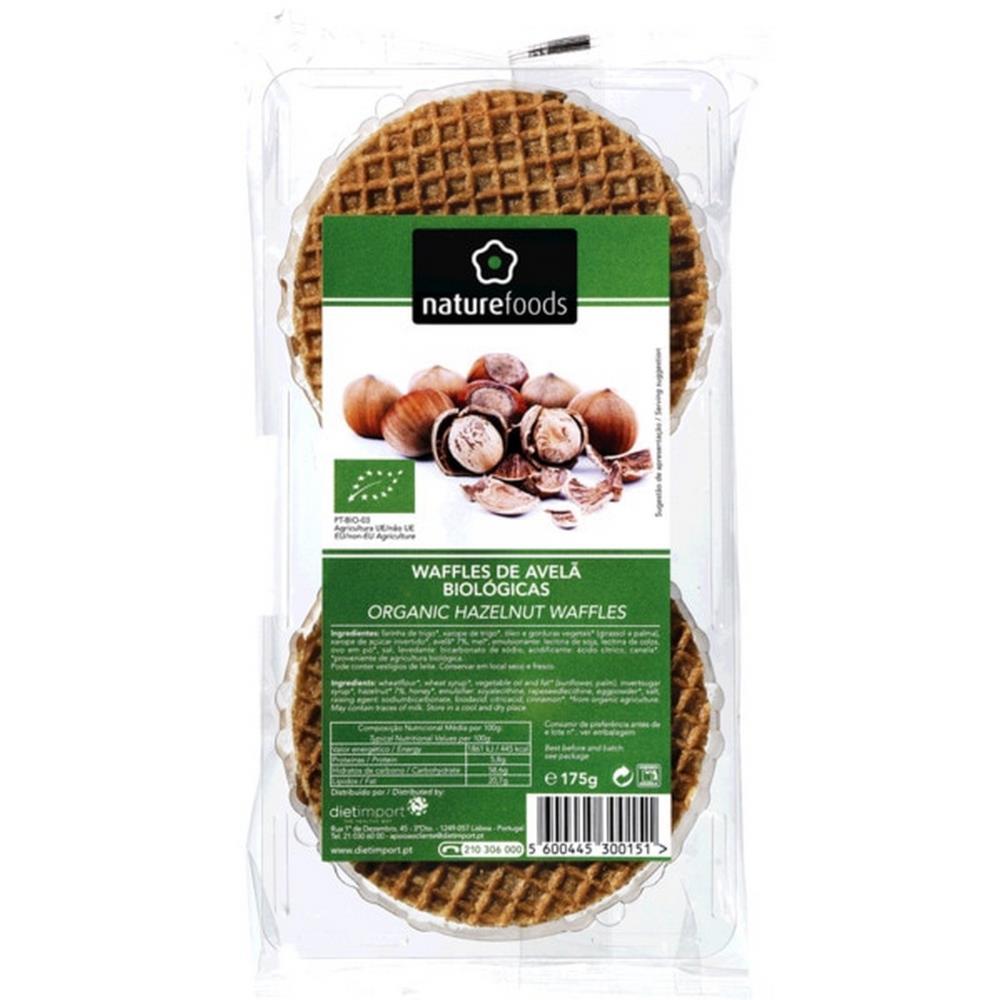 Waffle De Avelã Bio Nature Foods 175g