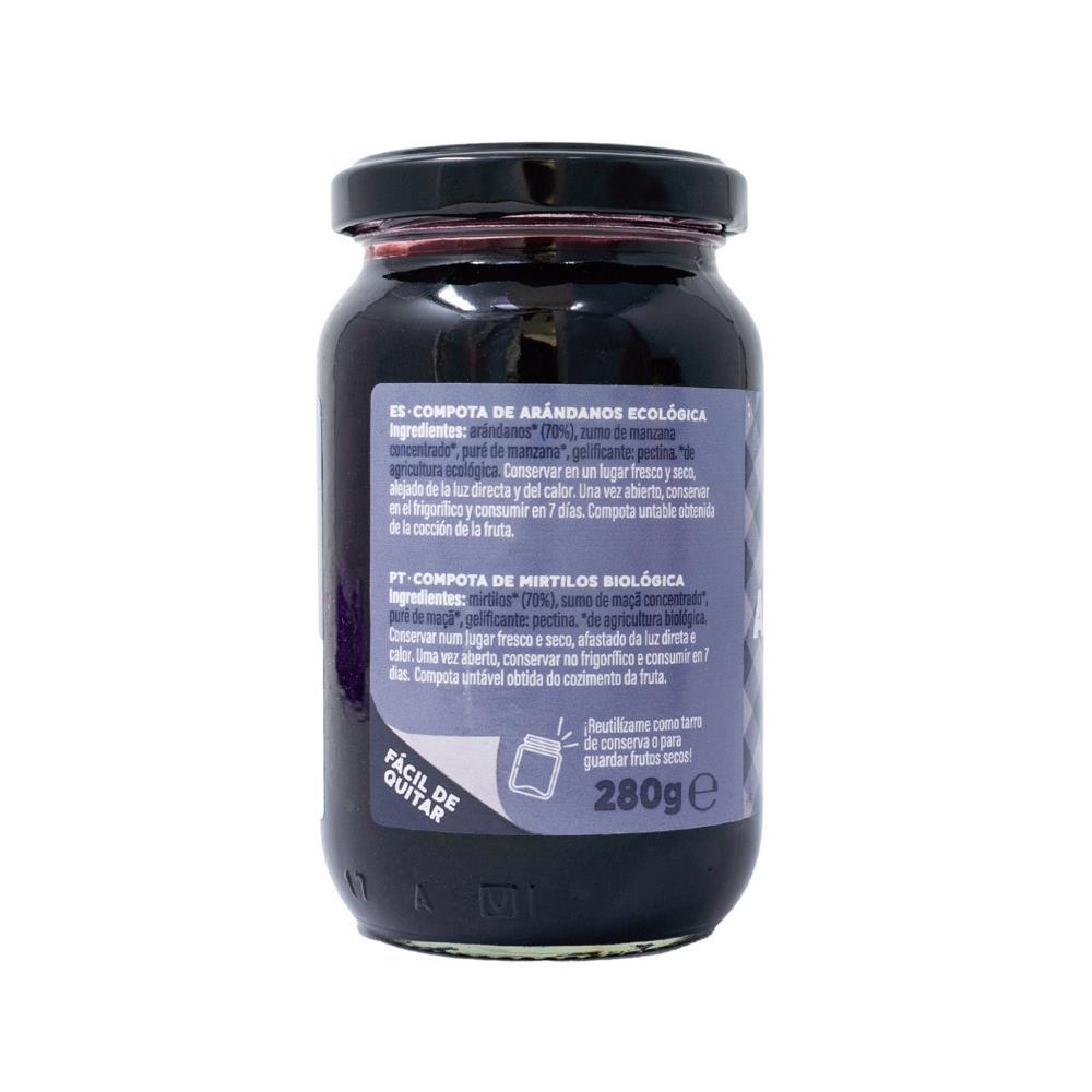 Organic Blueberry Compote La Finestra Sul Cielo 280g