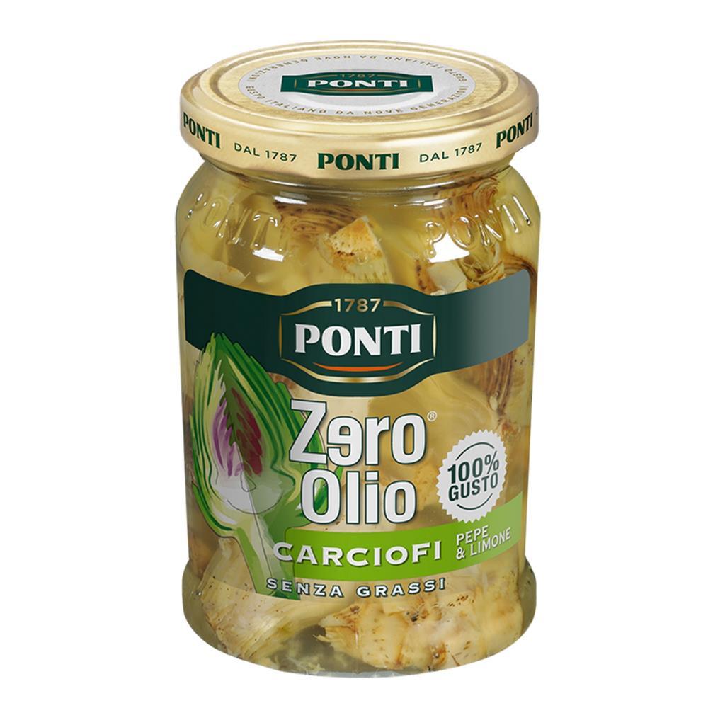Alcachofras Cortadas Com Pimenta Preta E Limão Ponti 300g