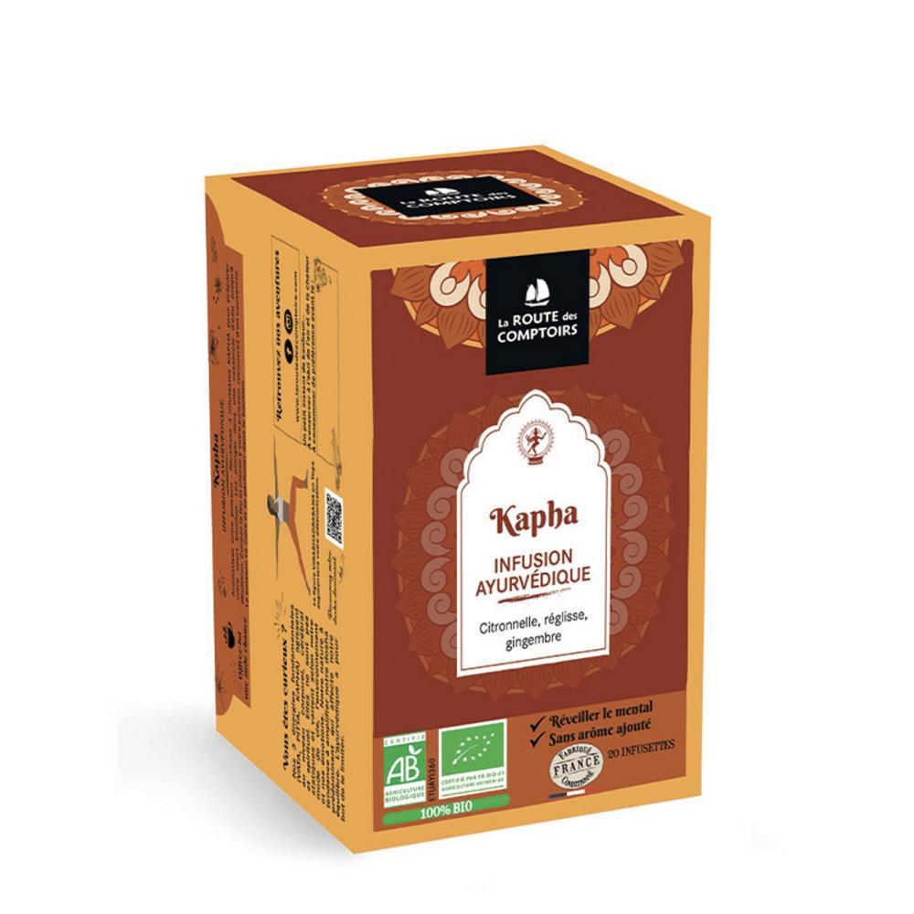 Ayurveda Kapha Infusion La route des comptoirs 20 capsules
