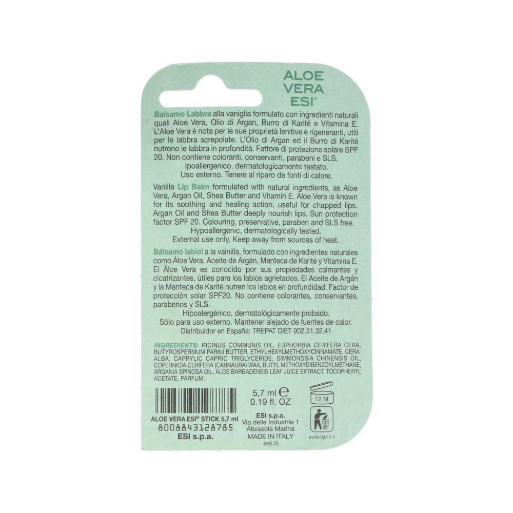 Aloe Vera ESI Lip Balm 5.7ml
