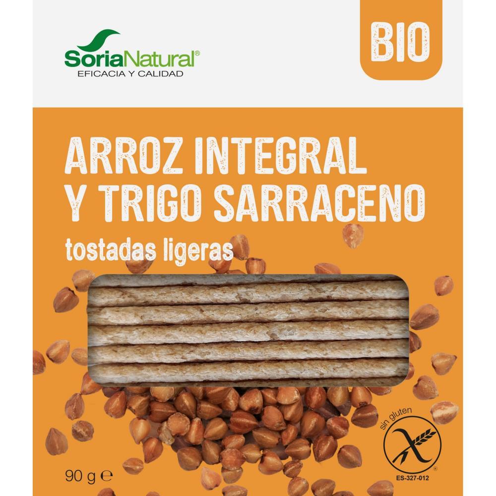 Tostadas Integrales de Arroz y Trigo Sarraceno 95g Soria Natural