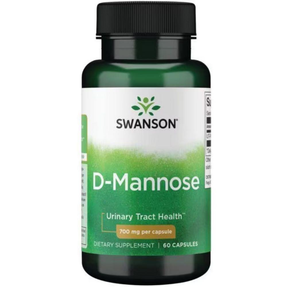 D-Mannose 700mg Swanson 60 Capsules