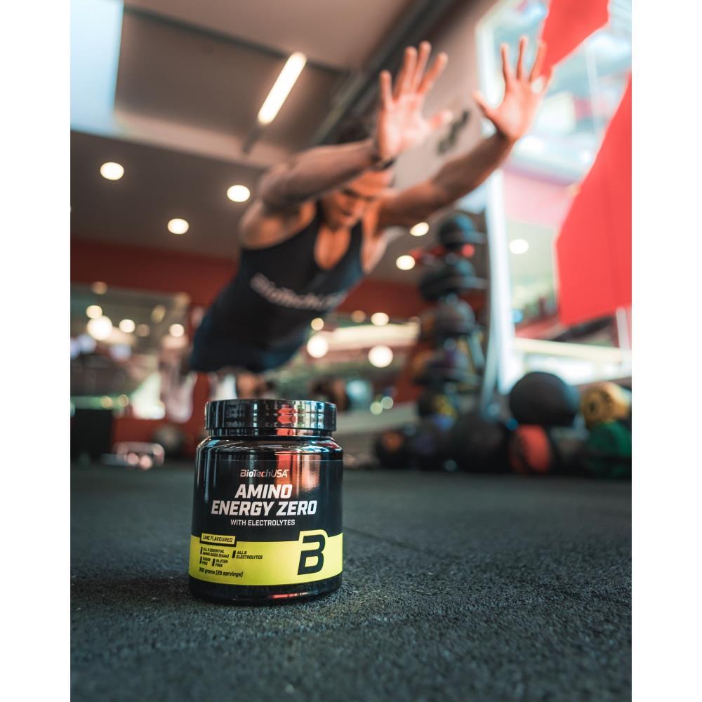 Amino Energy Zero With Electrolytes Lime Flavor BioTech USA 360g