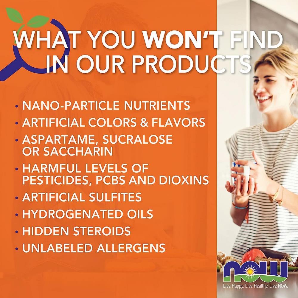 Glycine 1000mg Now Foods 100 Veg Cápsulas