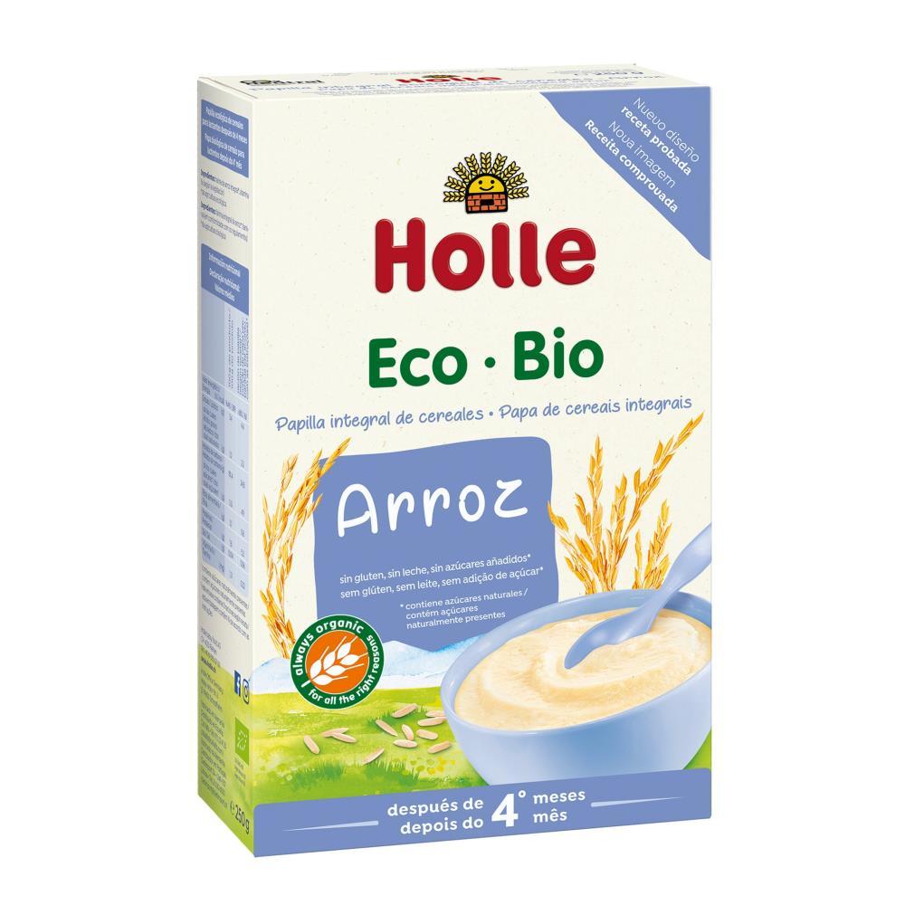 Holle Bio Papa Flocos De Arroz 4m 250g