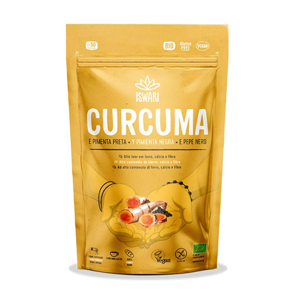 Curcuma E Pimenta Preta Bio Iswari 150g