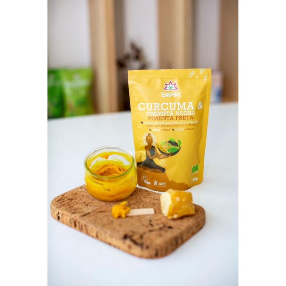 Curcuma E Pimenta Preta Bio Iswari 150g