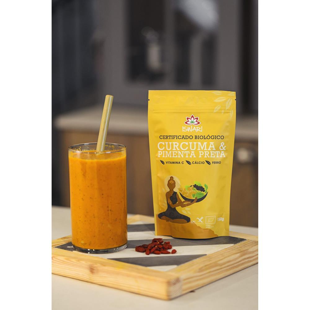 Curcuma E Pimenta Preta Bio Iswari 150g
