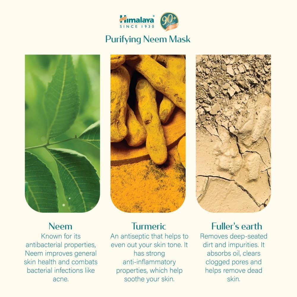 Máscara Facial Com Neem Himalaya 75ml
