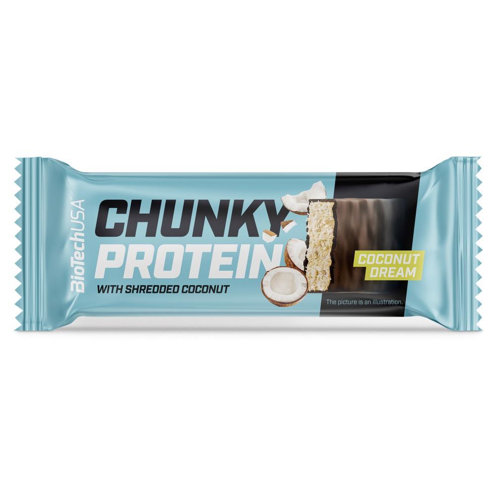 Chunky Protein Bar Coconut Dream BioTech USA 50g