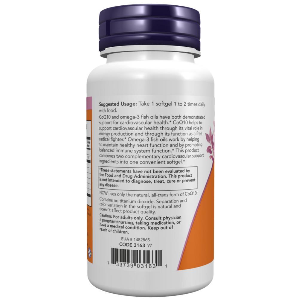 Coenzima CoQ10 60 mg Now Foods 60 Cápsulas