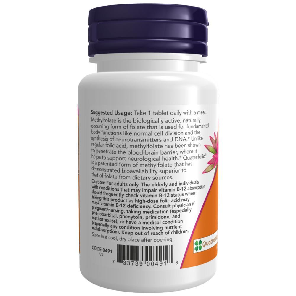 Methyl Folate 1000 mcg Now Foods 90 Tablets
