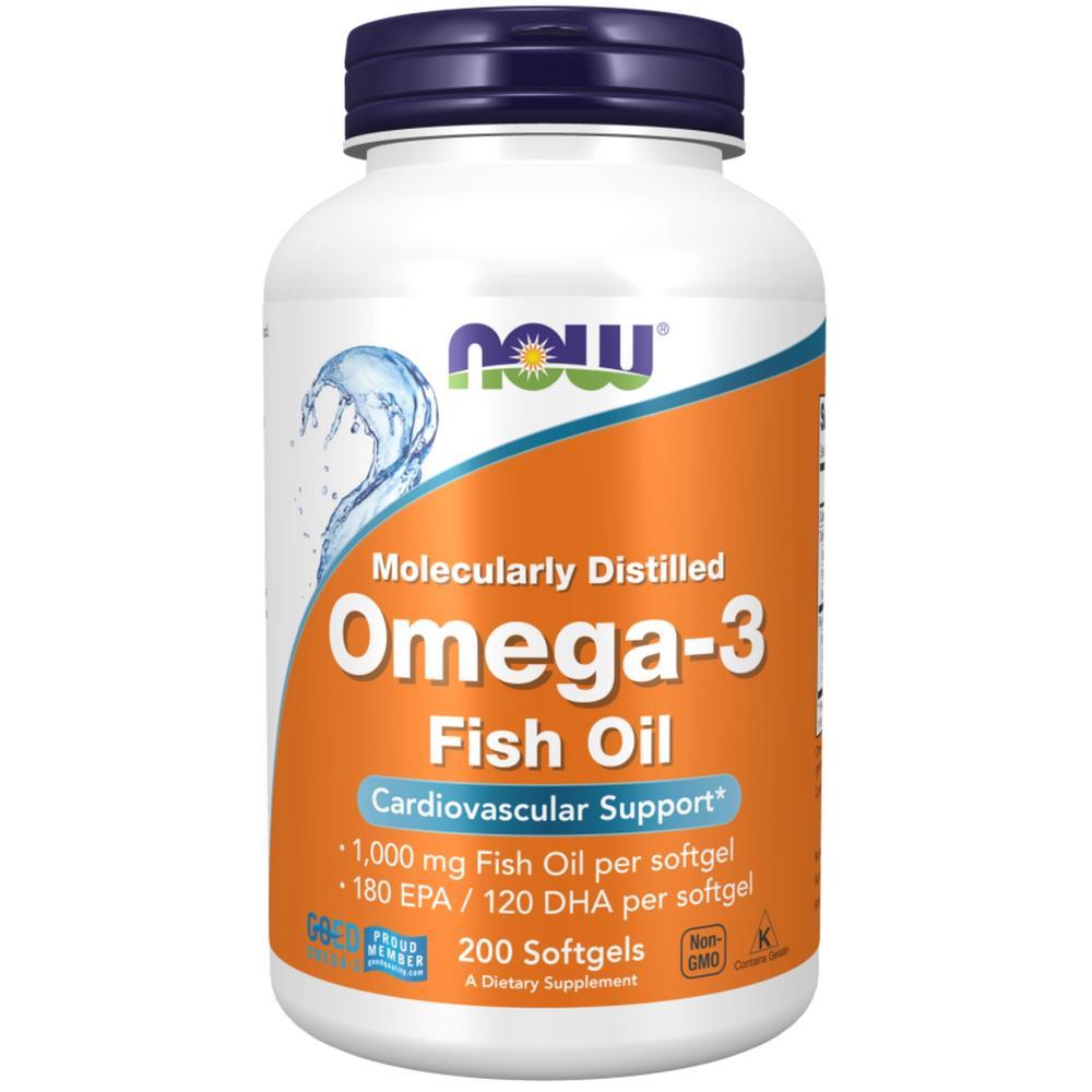 Omega-3 1000 mg 180 EPA 120 DHA 200 Capsules