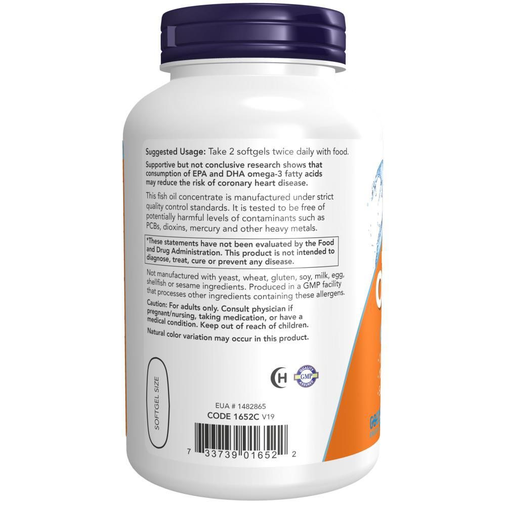 Omega-3 1000 mg 180 EPA 120 DHA 200 Capsules