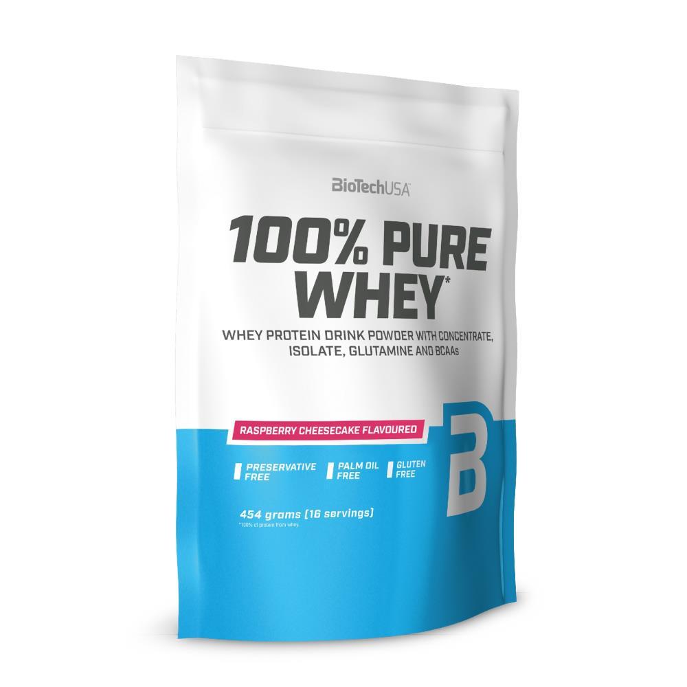 Pure Whey 100% Raspberry And Cheesecake BioTech USA 454g