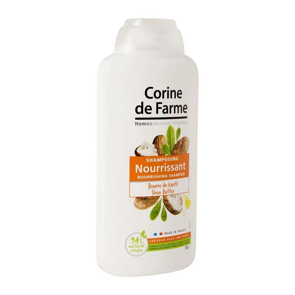 Champô Nutritivo Com Manteiga de Karité Corine de Farme 500ml