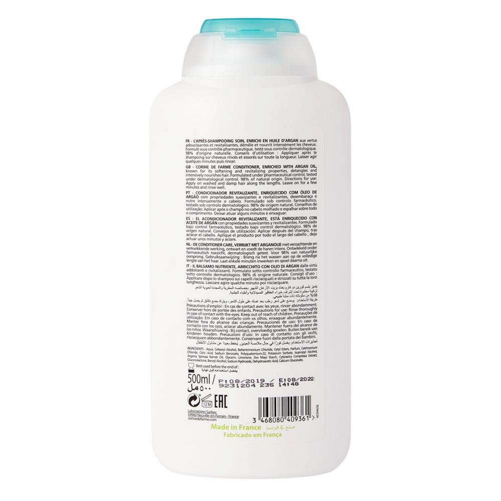 Condicionador Revitalizante Com Óleo de Argão Corine de Farme 500ml