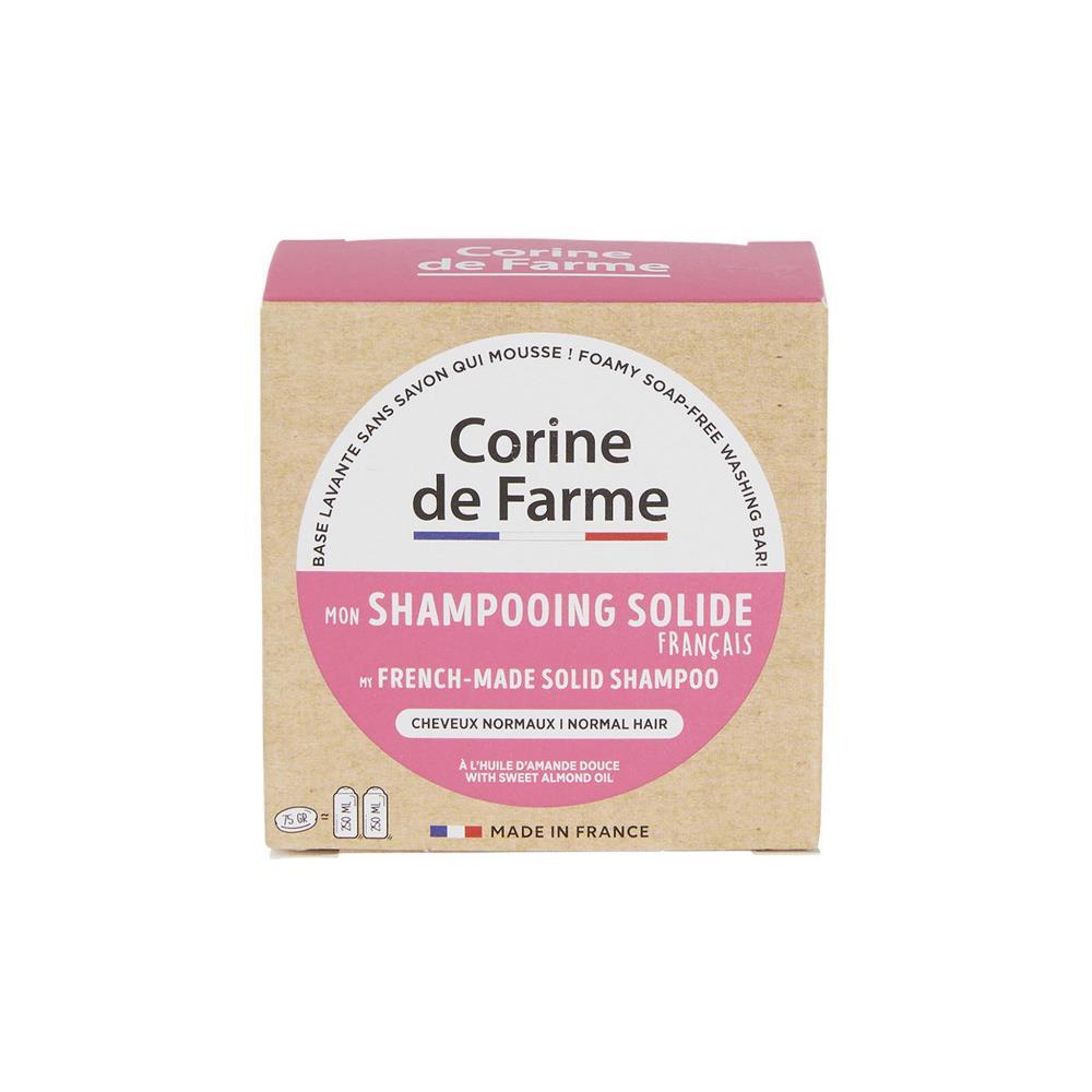 Champô Sólido Com Óleo de Amêndoas Doces Cabelos Normais Corine de Farme 75g
