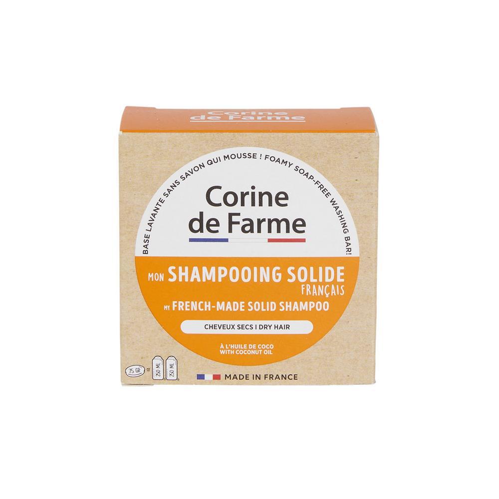 Champô Sólido Com Óleo de Coco - Cabelos Secos Corine de Farme 75g
