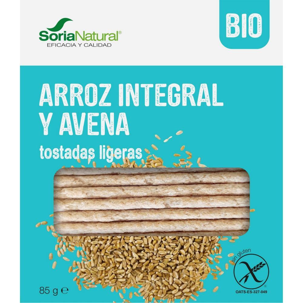 Soria Natural Bio Brown Rice and Oat Toasts 85g