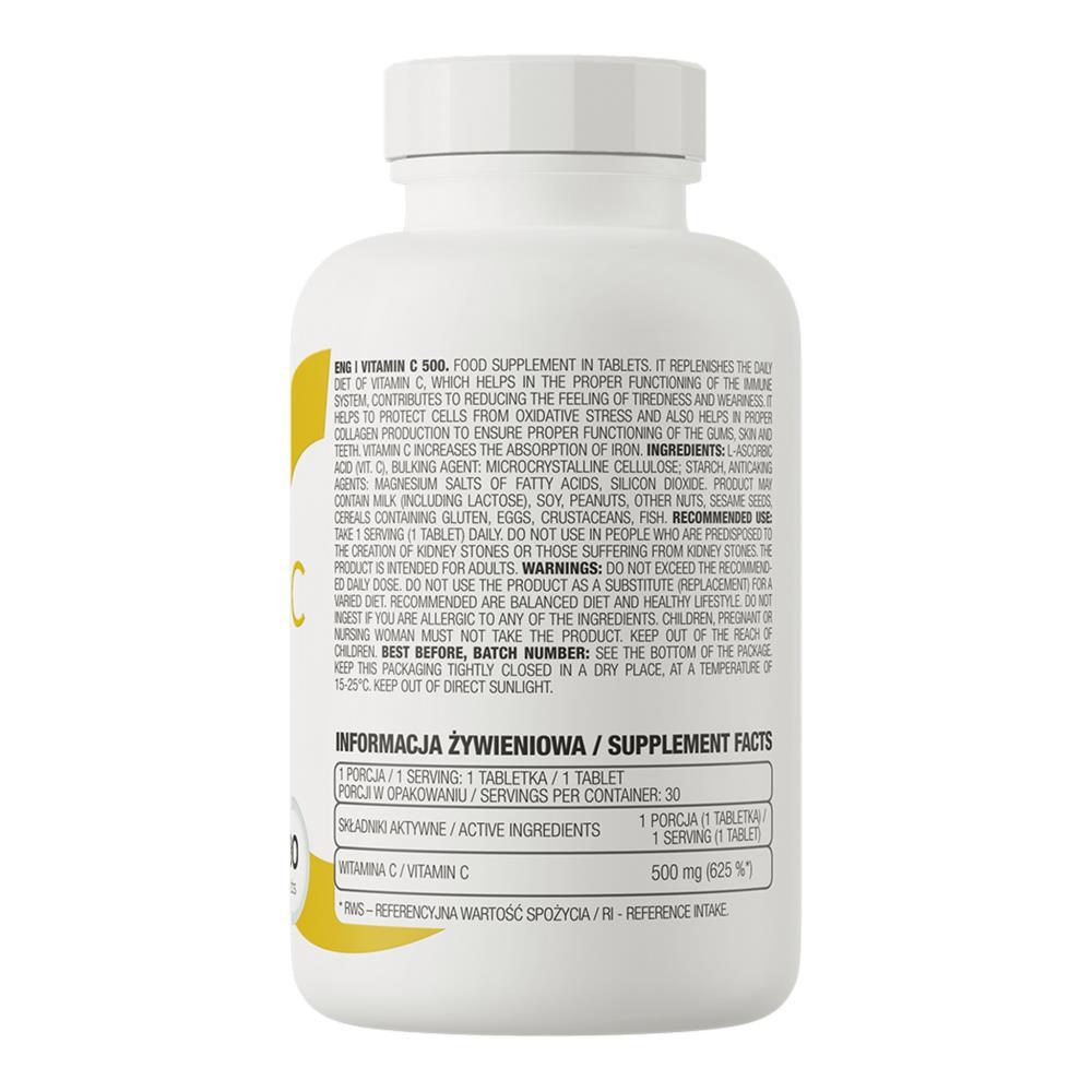 Vitamin C 500mg Ostrovit 30 Tablets