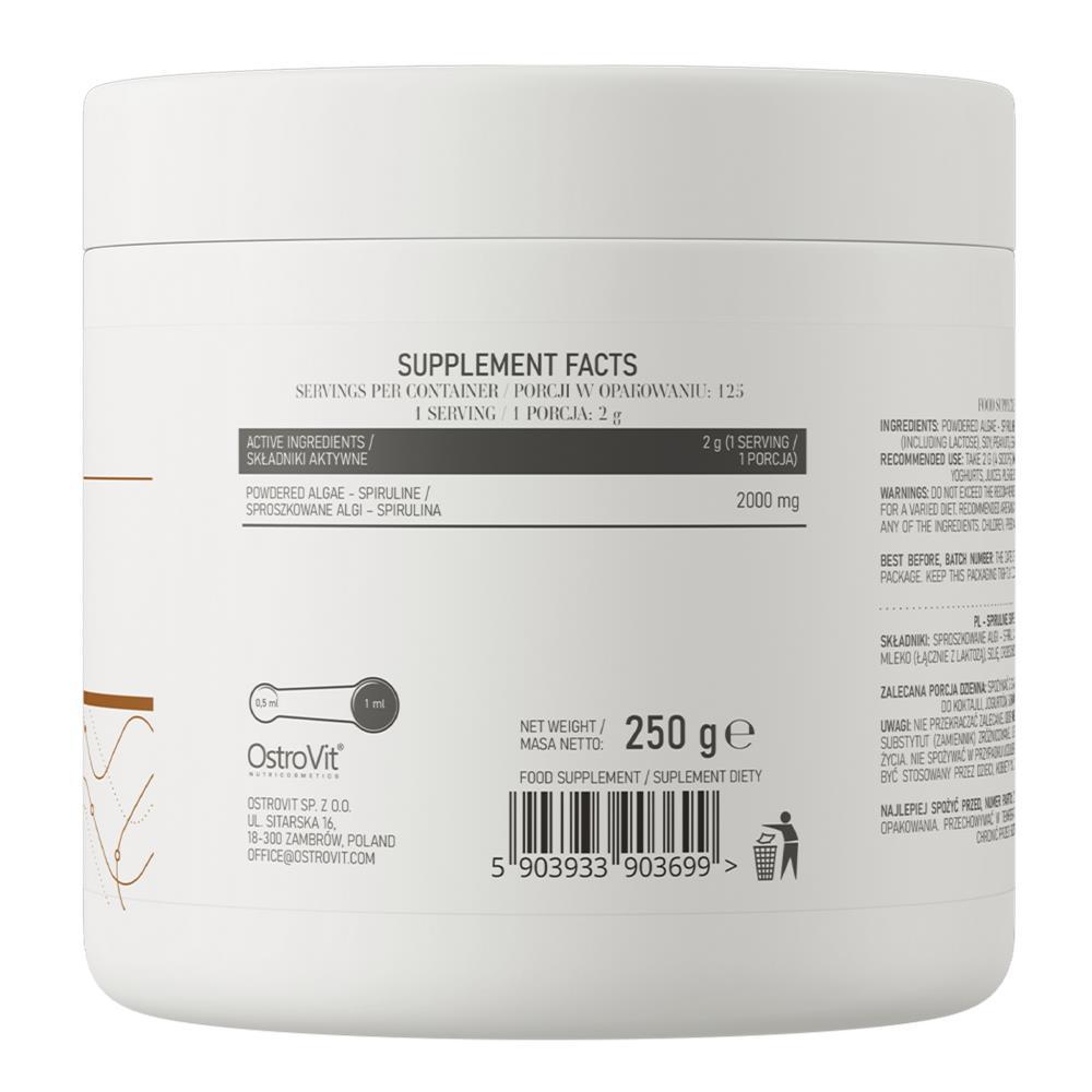 Spirulina Em Pó Ostrovit 250g